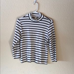 Black and white Stripped top